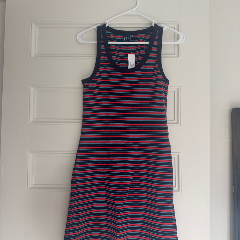 GAP Women's Multicolor Striped Midi Dress